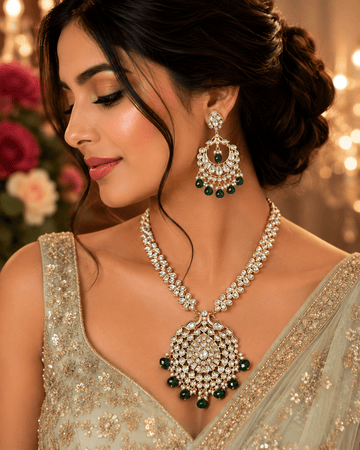 Kundan Mayuri Haar Set - Vinni’s Jewelry