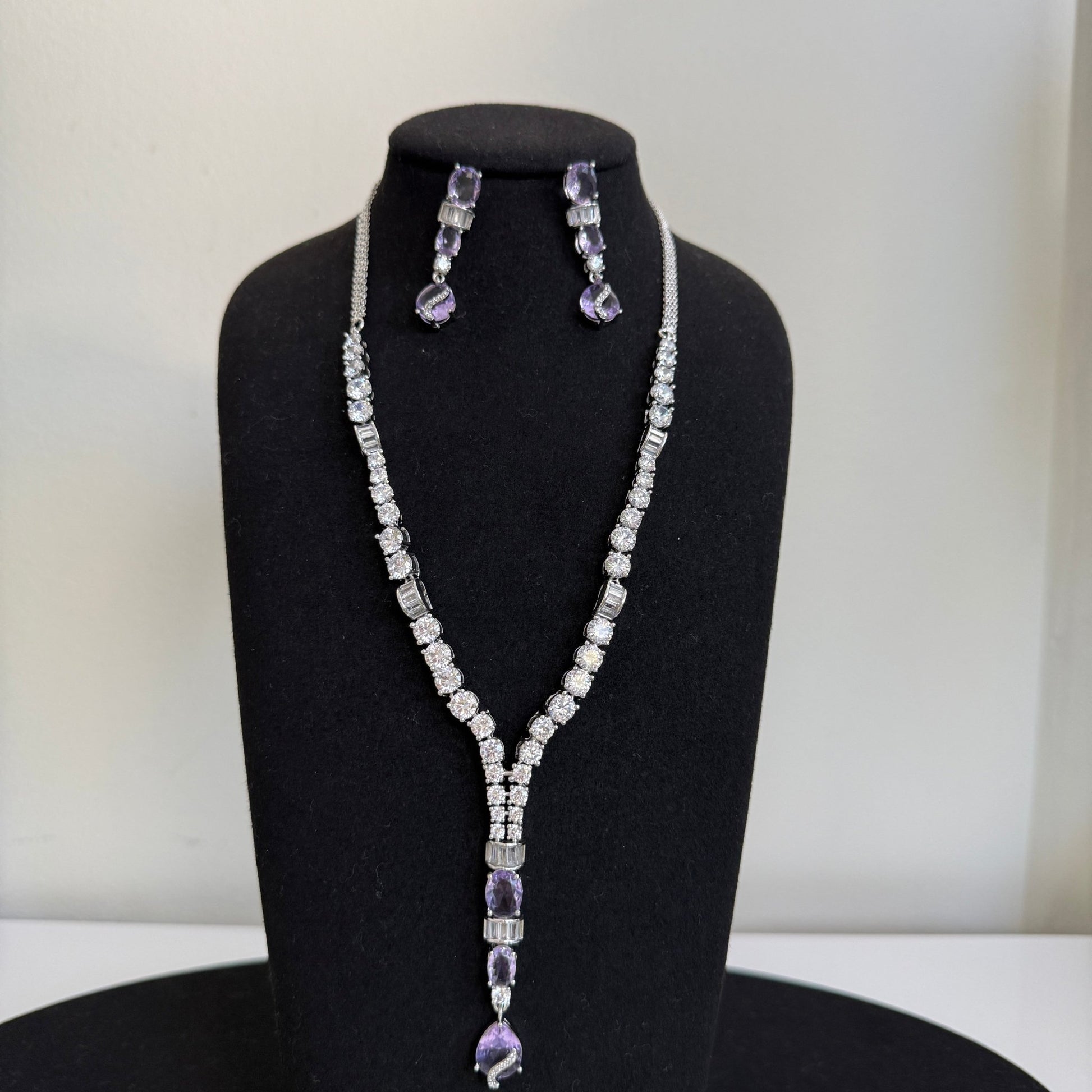 Lavender Elegance Necklace Set - Vinni’s Jewelry
