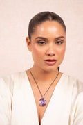 Lavender Prism Statement Pendant Necklace - Vinni’s Jewelry
