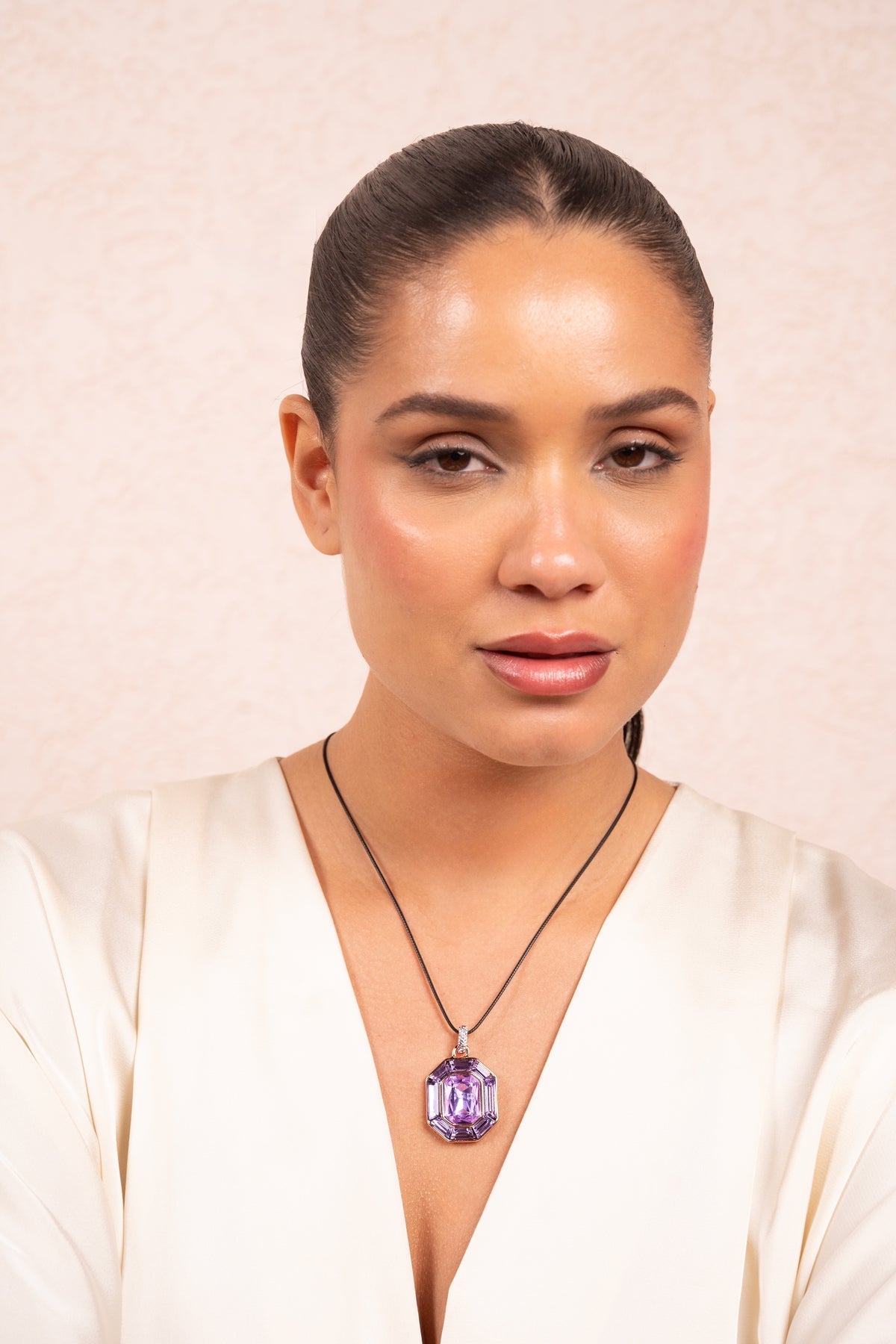 Lavender Prism Statement Pendant Necklace - Vinni’s Jewelry