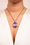 Lavender Prism Statement Pendant Necklace - Vinni’s Jewelry