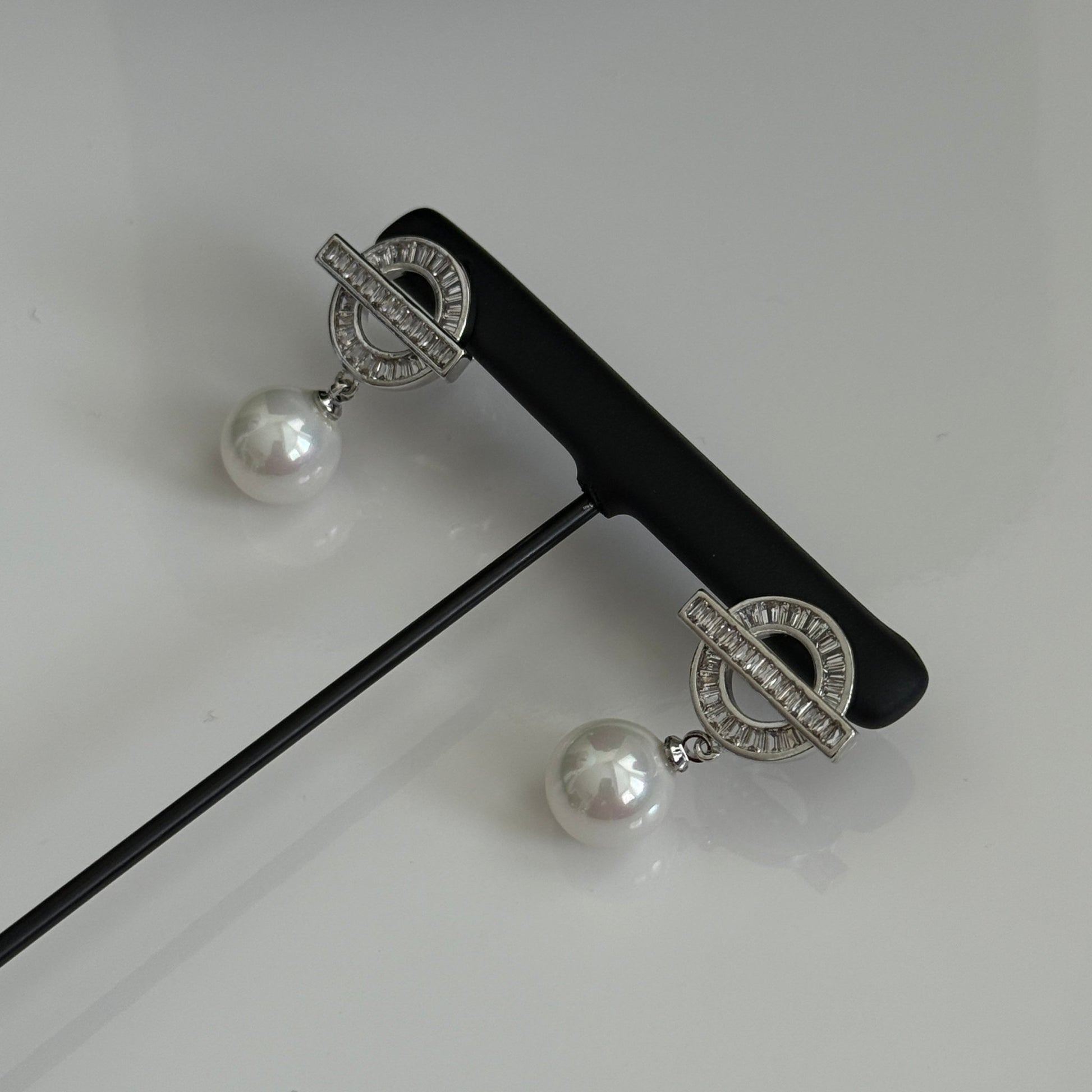 Lustrous Pearl Halo Set - Vinni’s Jewelry