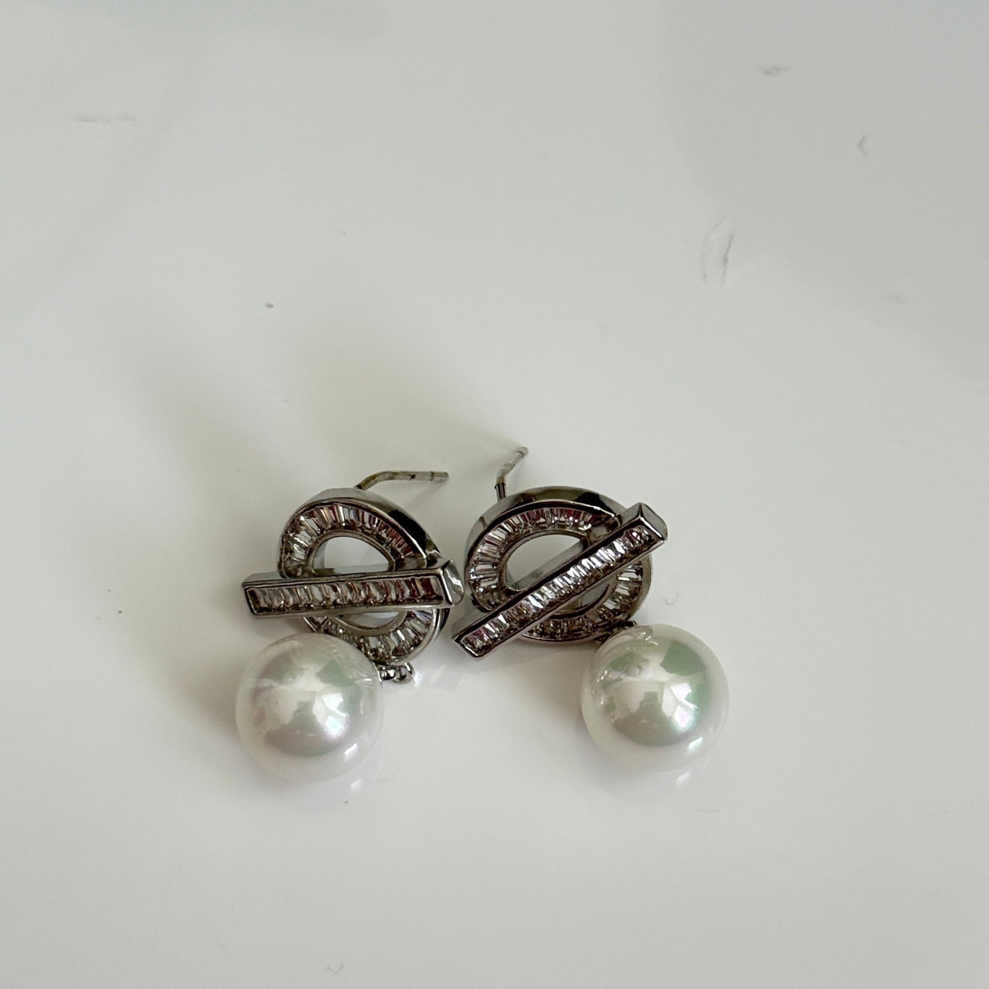 Lustrous Pearl Halo Set - Vinni’s Jewelry
