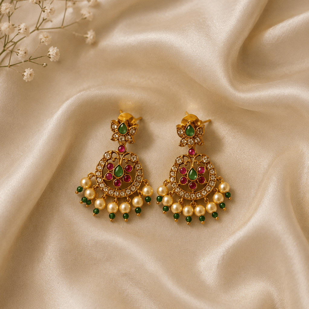 Meher Ruby Kundan Necklace Set - Vinni’s Jewelry