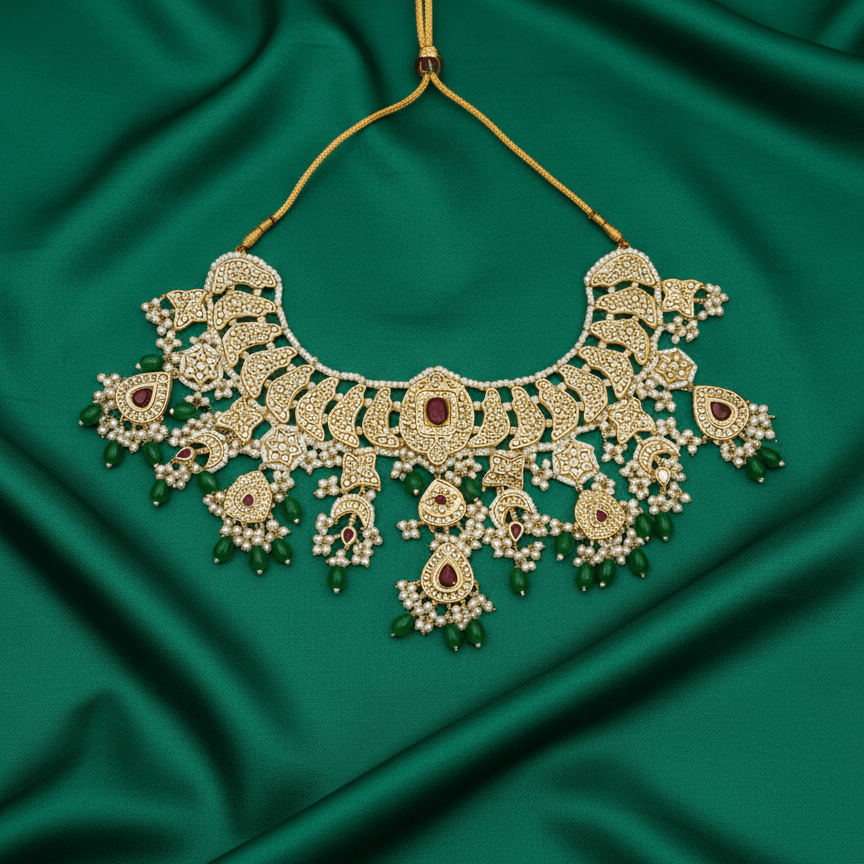 Meherbano Royal Kundan Choker - Vinni’s Jewelry