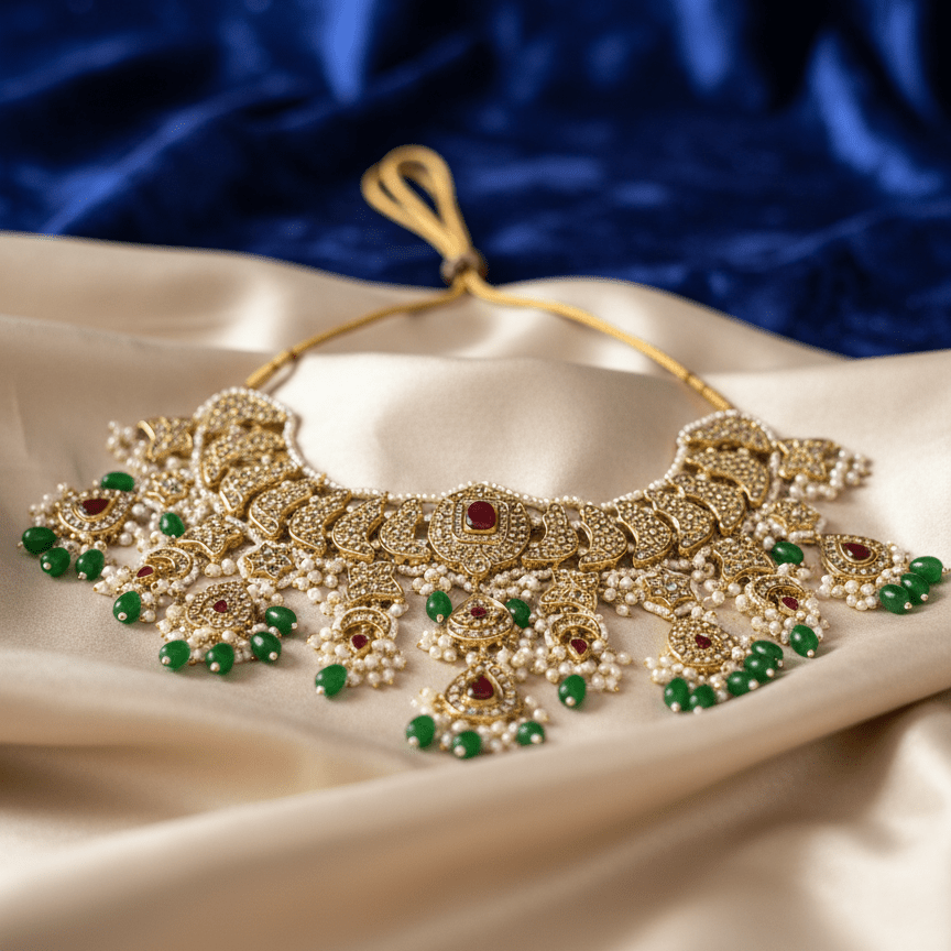 Meherbano Royal Kundan Choker - Vinni’s Jewelry