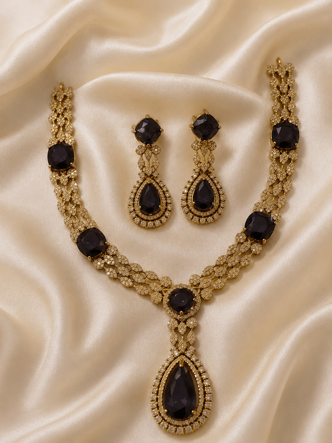 Midnight Amara Luxe Necklace Set - Vinni’s Jewelry