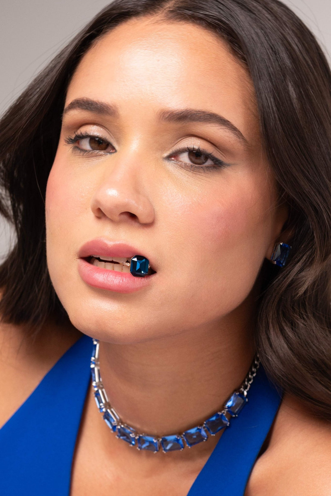 Midnight Blue Emerald-Cut Statement Ring - Vinni’s Jewelry