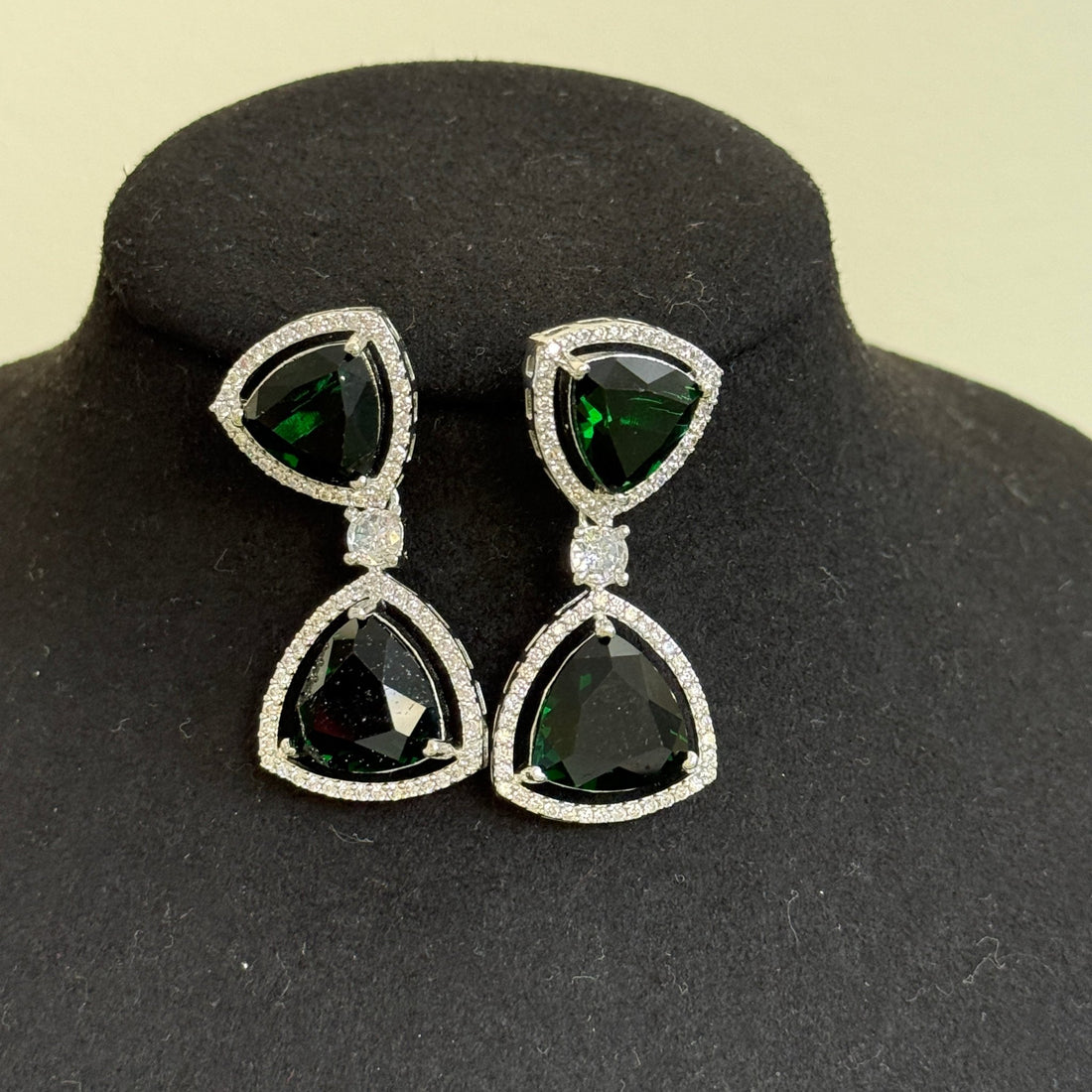 Moissanite Earrings Online | Luminous Cascade - Vinni’s Jewelry