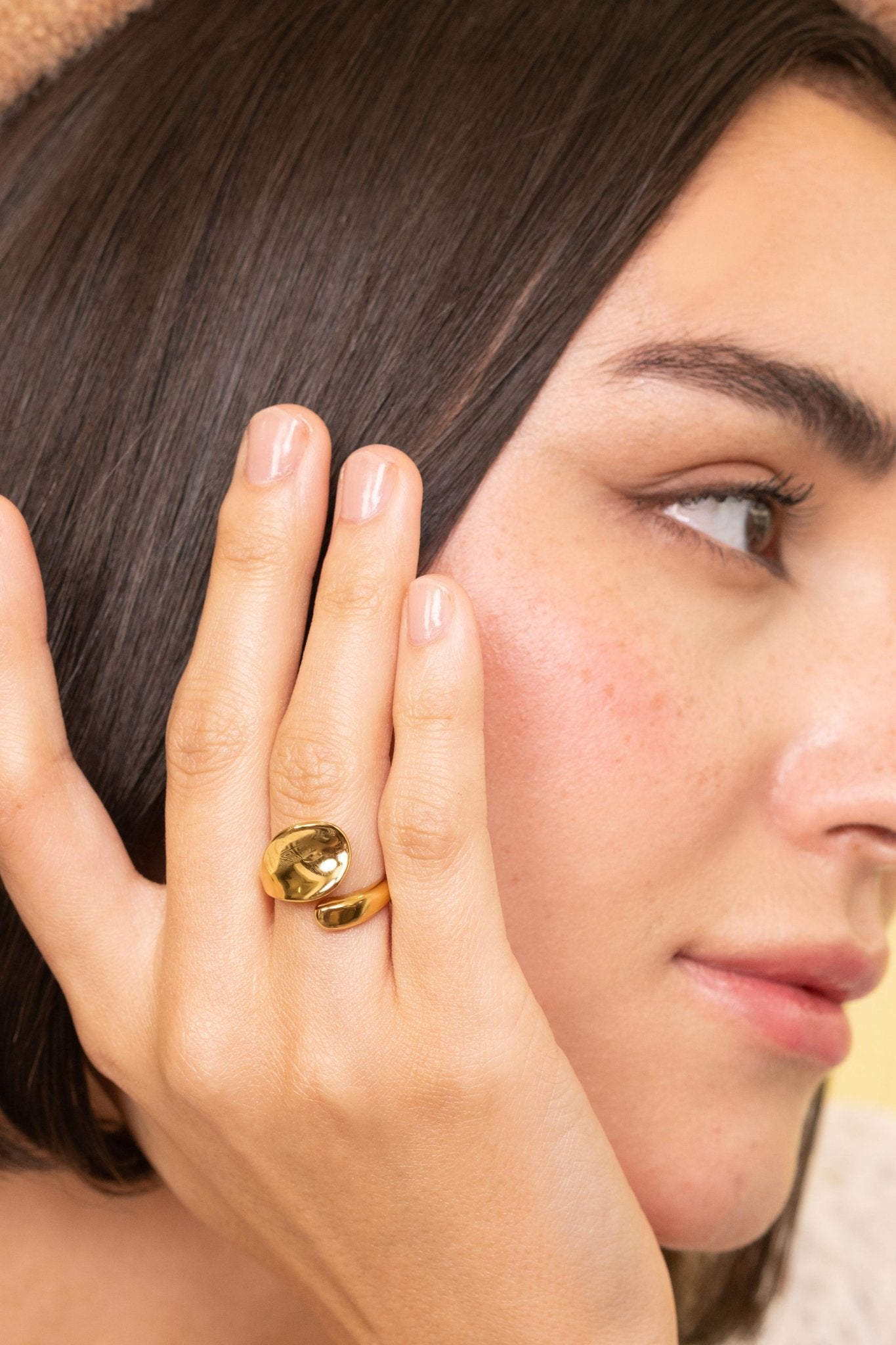 Molten Gold Statement Wrap Ring - Vinni’s Jewelry
