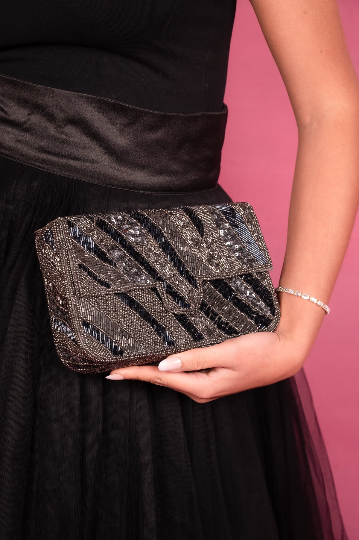 Moonlit Glam Couture Clutch - Vinni’s Jewelry
