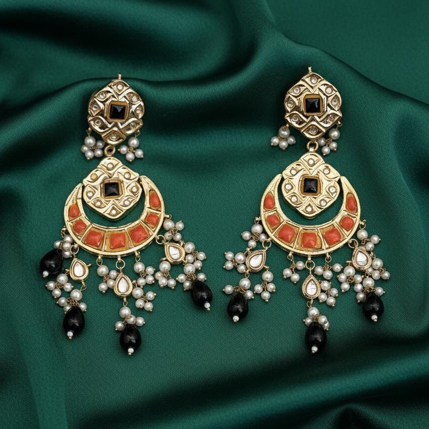 Navrangi Kundan Raani Haar Set - Vinni’s Jewelry