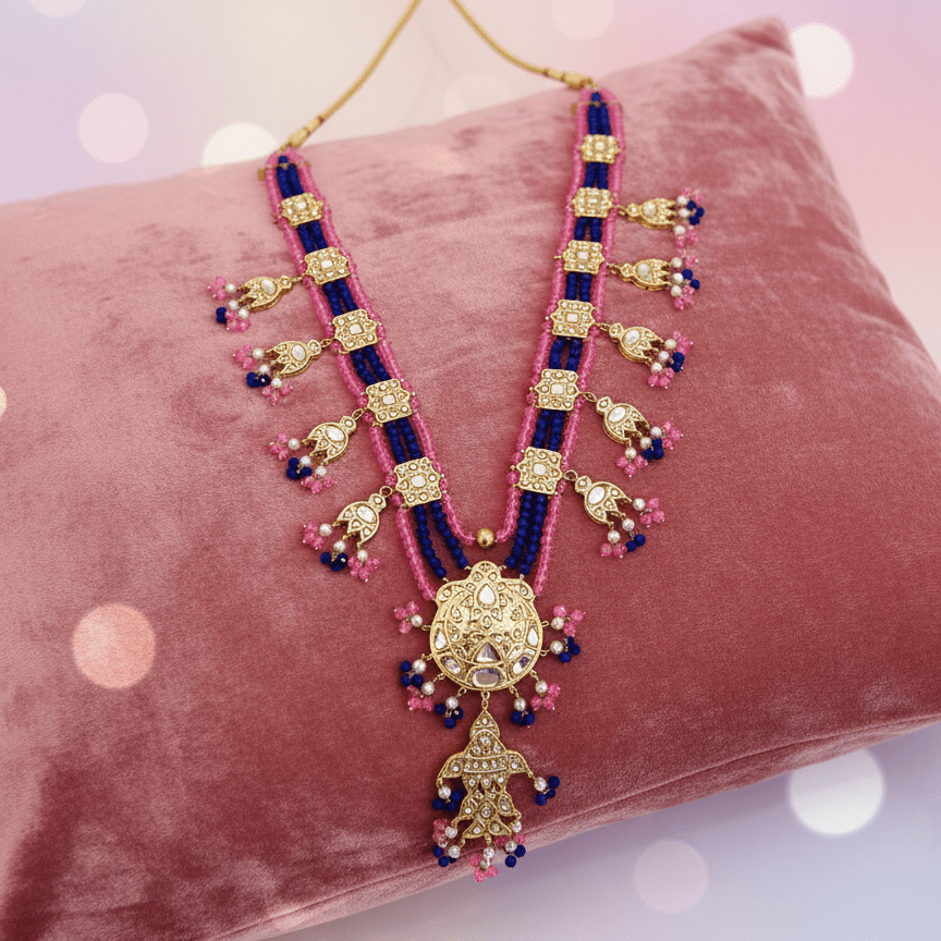 Neelam Tara Kundan Haar - Vinni’s Jewelry