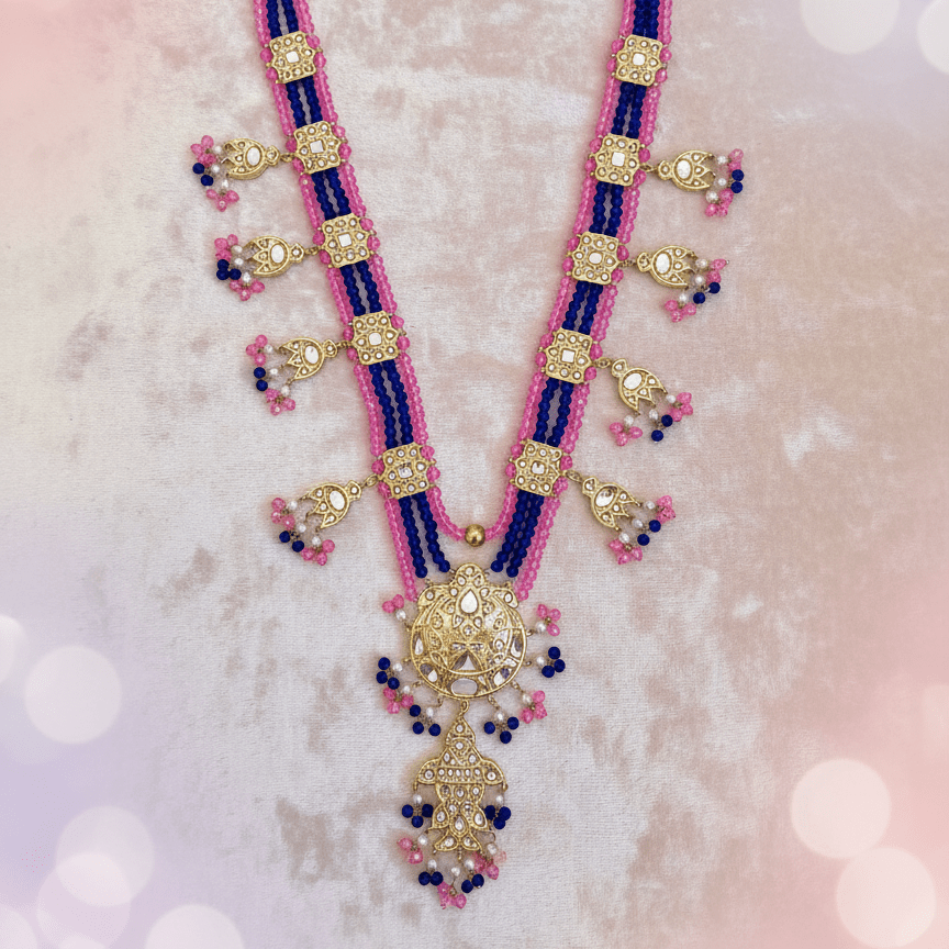 Neelam Tara Kundan Haar - Vinni’s Jewelry