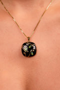 Noir Bloom Pendant Necklace Set - Vinni’s Jewelry