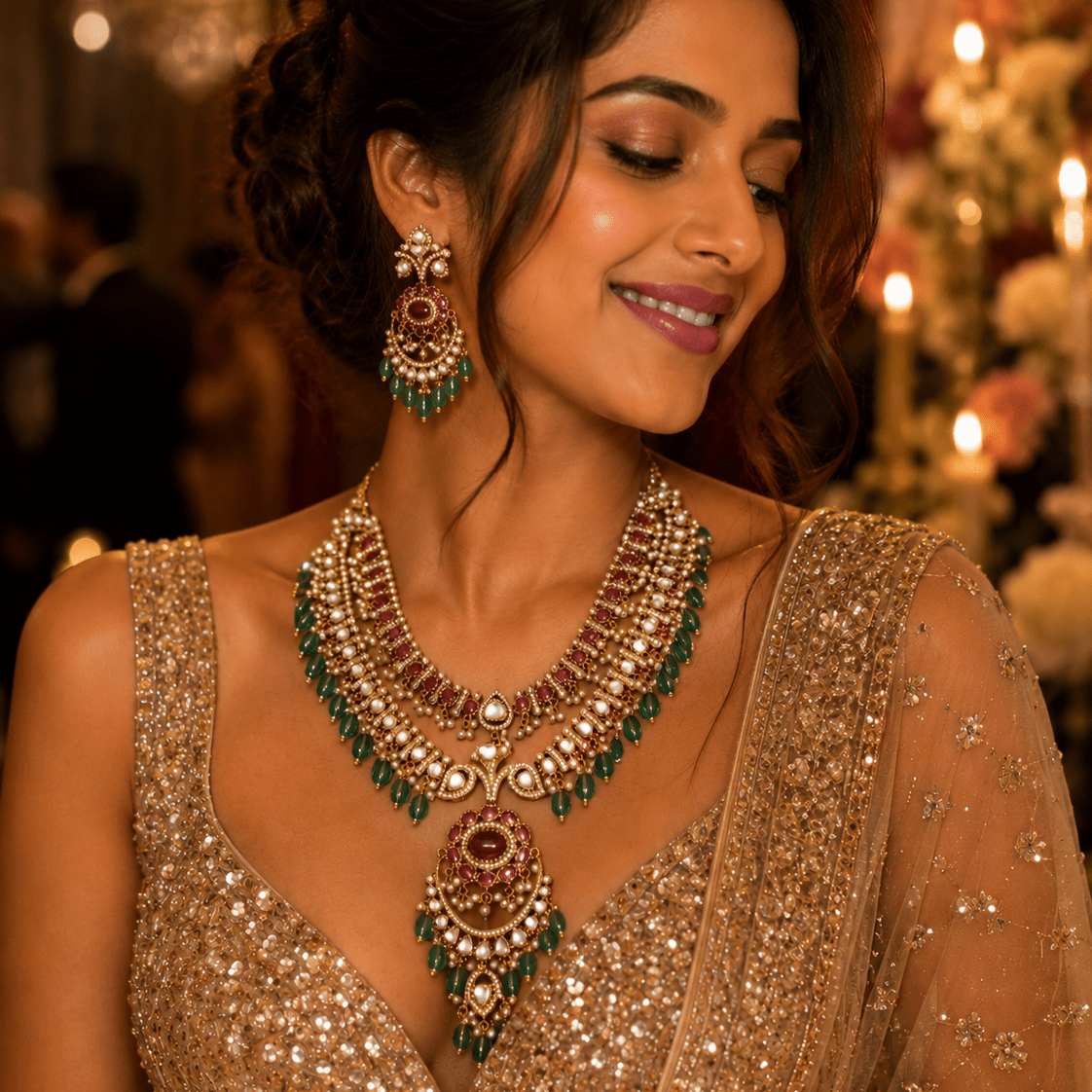 Noor Jahan Kundan Set - Vinni’s Jewelry