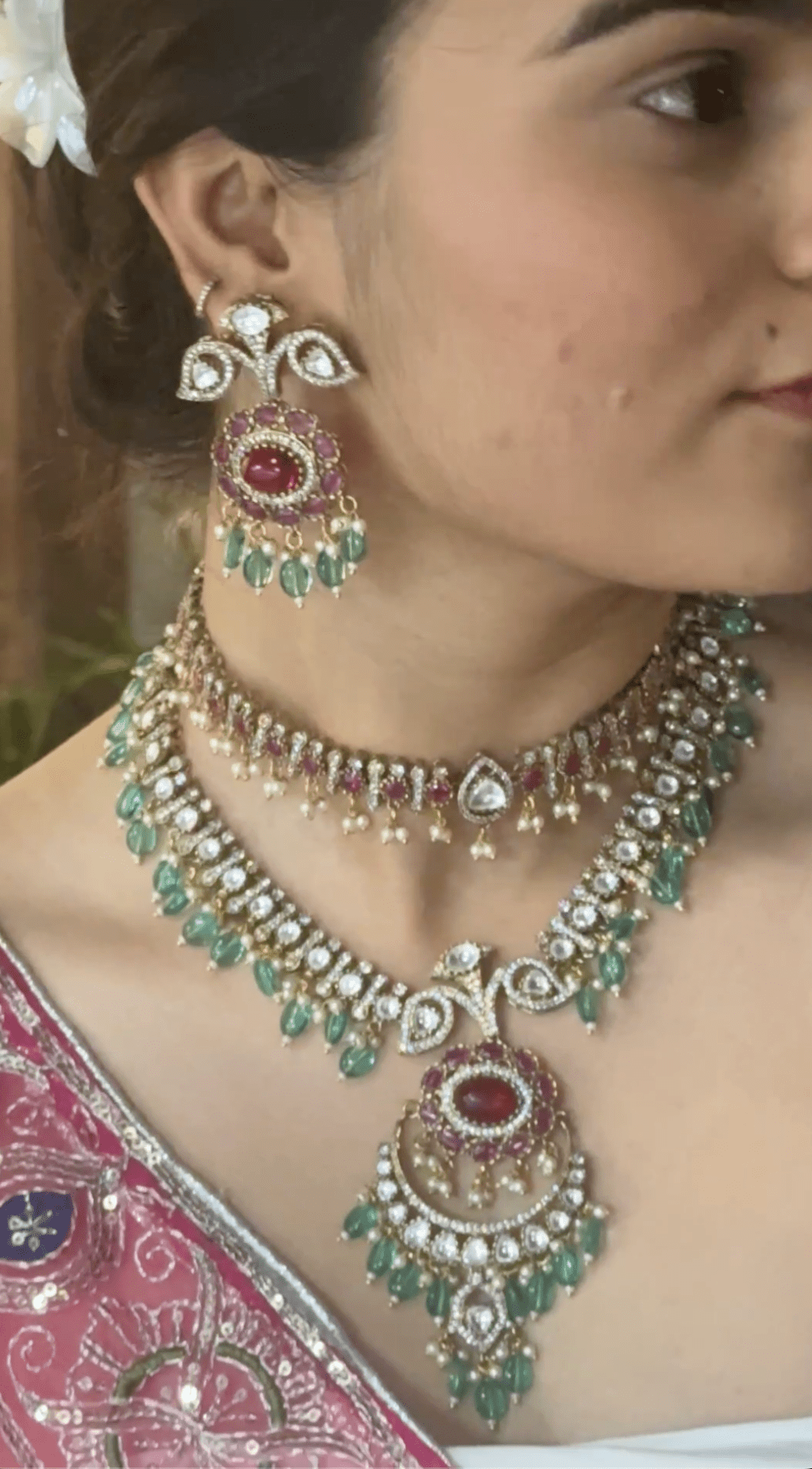 Noor Jahan Kundan Set - Vinni’s Jewelry