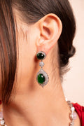 Opulent Emerald Drop Necklace Set - Vinni’s Jewelry