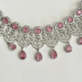 Ornate Ruby Regal Necklace Set - Vinni’s Jewelry