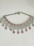 Ornate Ruby Regal Necklace Set - Vinni’s Jewelry