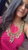 Padmavati Temple Pearl Long Haar Set - Vinni’s Jewelry