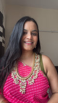 Padmavati Temple Pearl Long Haar Set - Vinni’s Jewelry