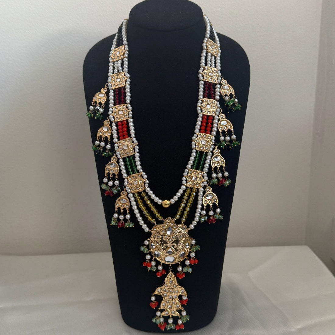 Panchratna Temple Heritage Haar - Vinni’s Jewelry