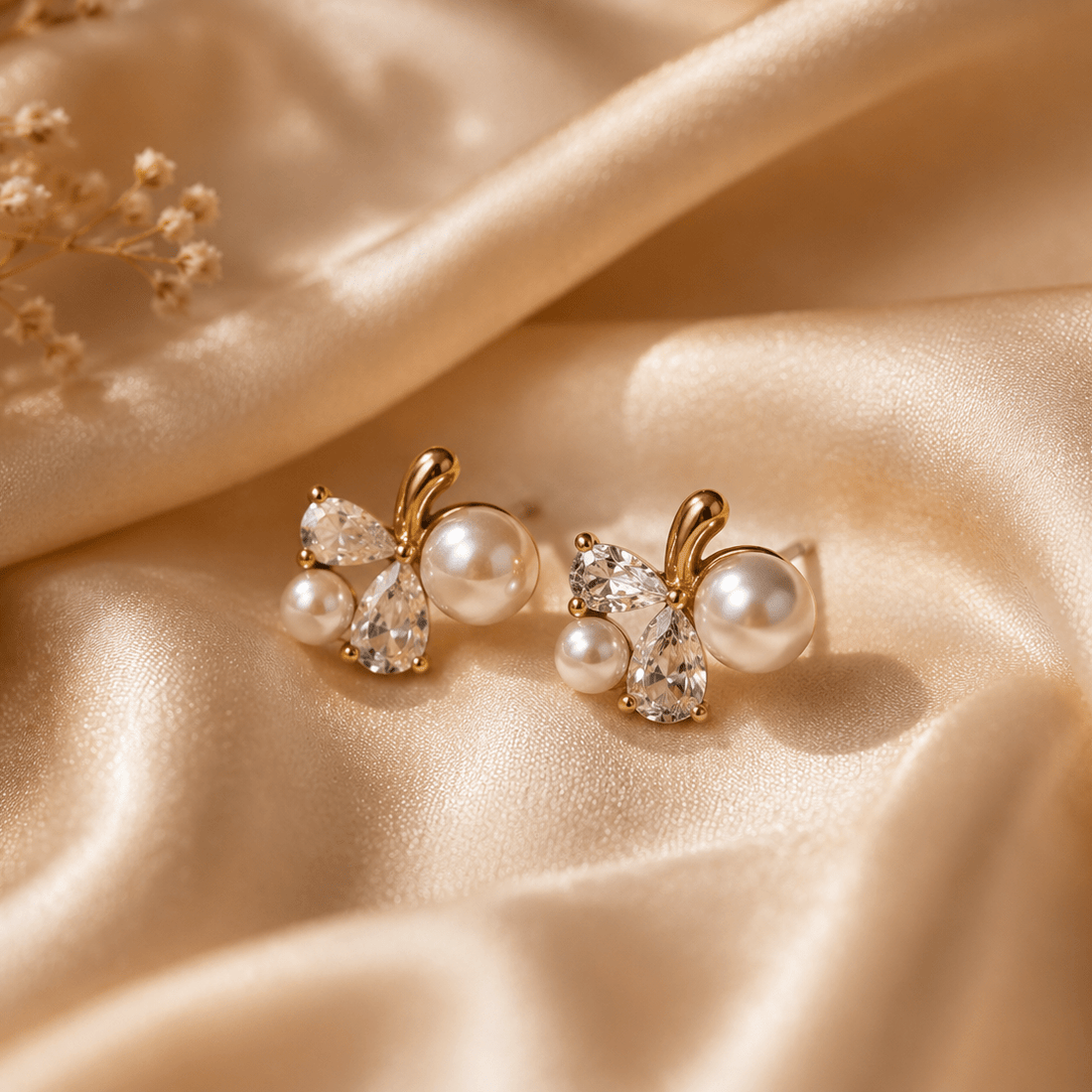 Pearl Blossom Studs - Vinni’s Jewelry