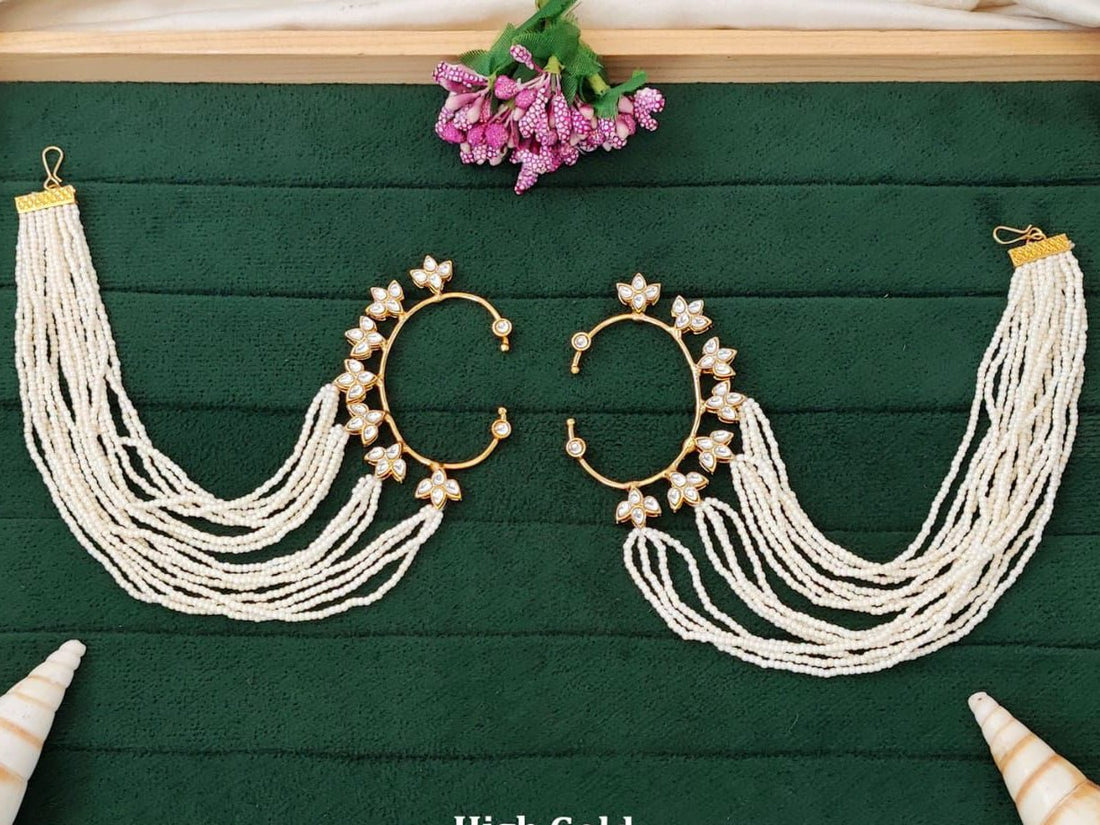 Pearl Strings Bridal Hair Accessory - Vinni’s Jewelry