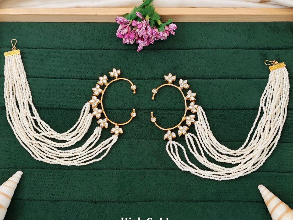 Pearl Strings Bridal Hair Accessory - Vinni’s Jewelry