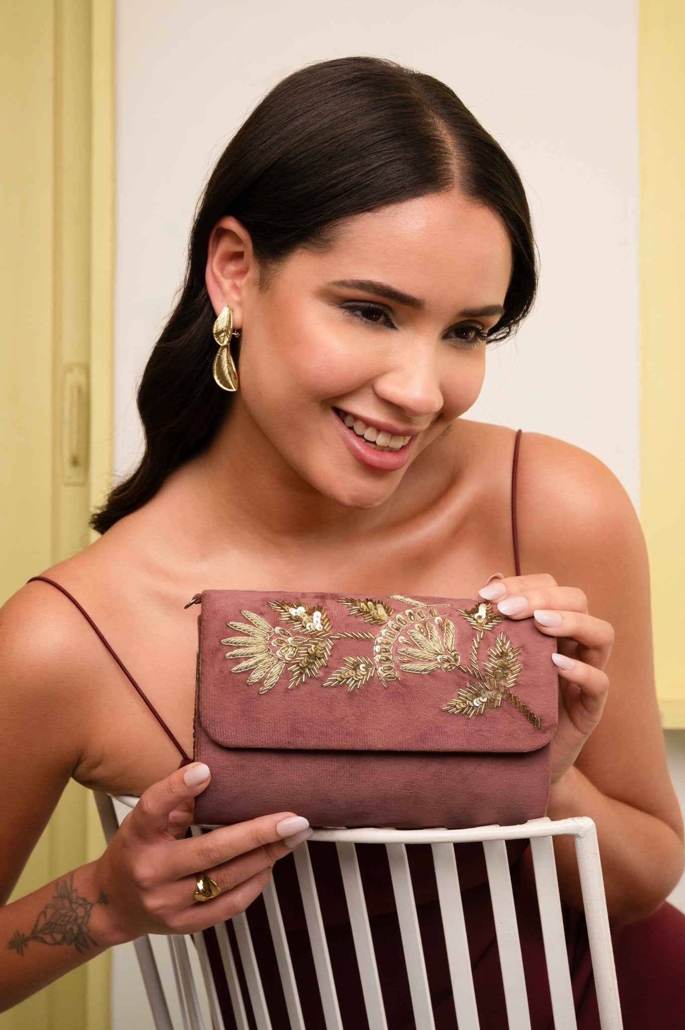 Petal Glow Designer Evening Purse - Vinni’s Jewelry