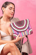 Pink Aura Luxe Beaded Clutch - Vinni’s Jewelry