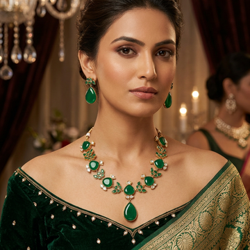 Emerald Grace Necklace Set