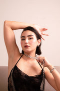 Radiant Crystal Heart Choker Set - Vinni’s Jewelry