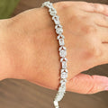 Radiant Elegance CZ Matha Patti – Silver Finish - Vinni’s Jewelry