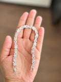 Radiant Elegance CZ Matha Patti – Silver Finish - Vinni’s Jewelry