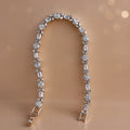 Radiant Elegance CZ Matha Patti – Silver Finish - Vinni’s Jewelry
