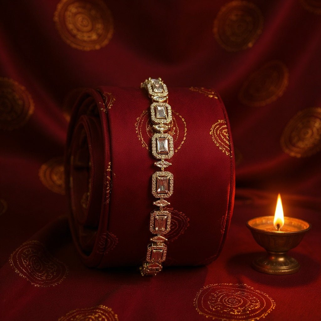 Radiant Elegance CZ Matha Patti – Silver Finish (Copy) - Vinni’s Jewelry