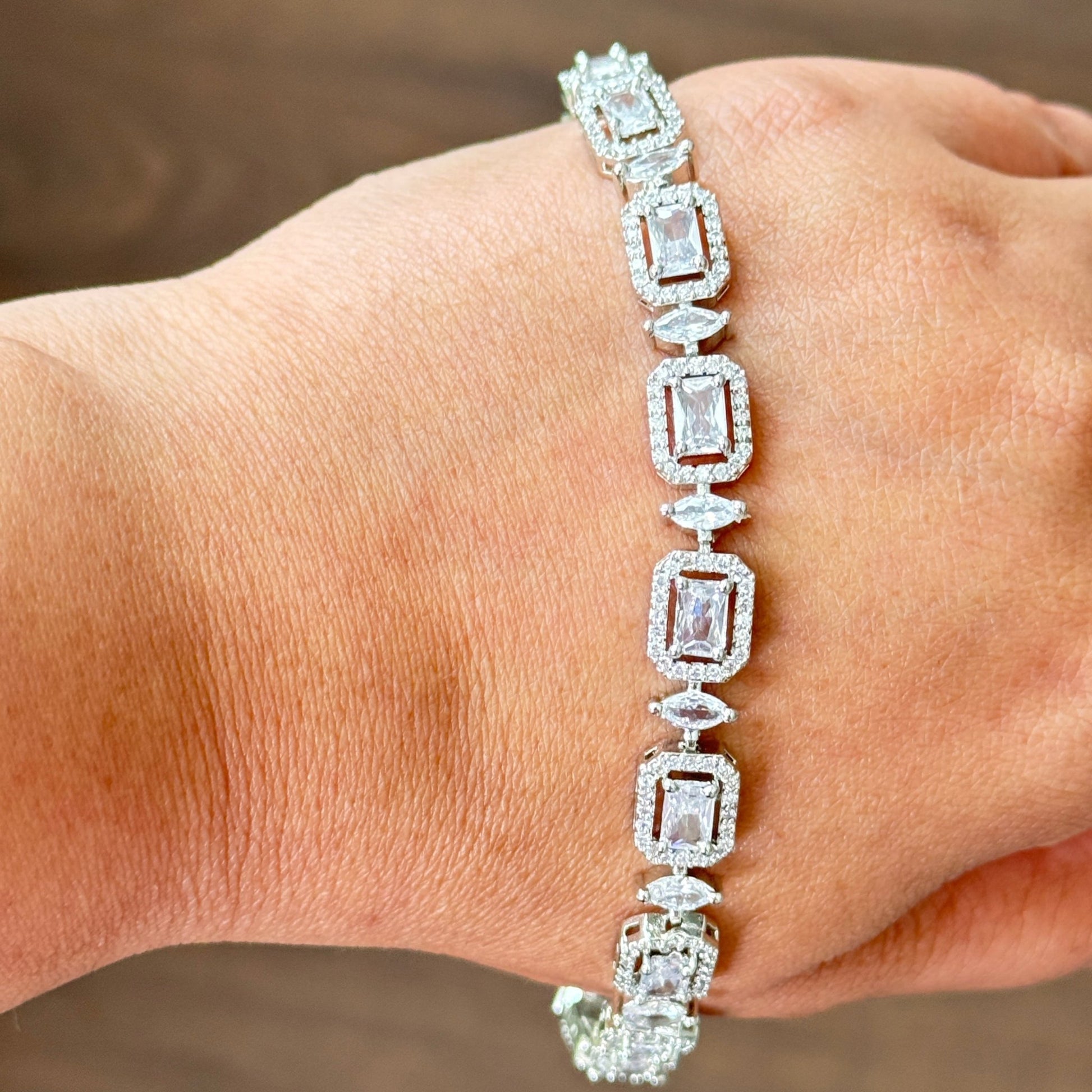 Radiant Elegance CZ Matha Patti – Silver Finish (Copy) - Vinni’s Jewelry