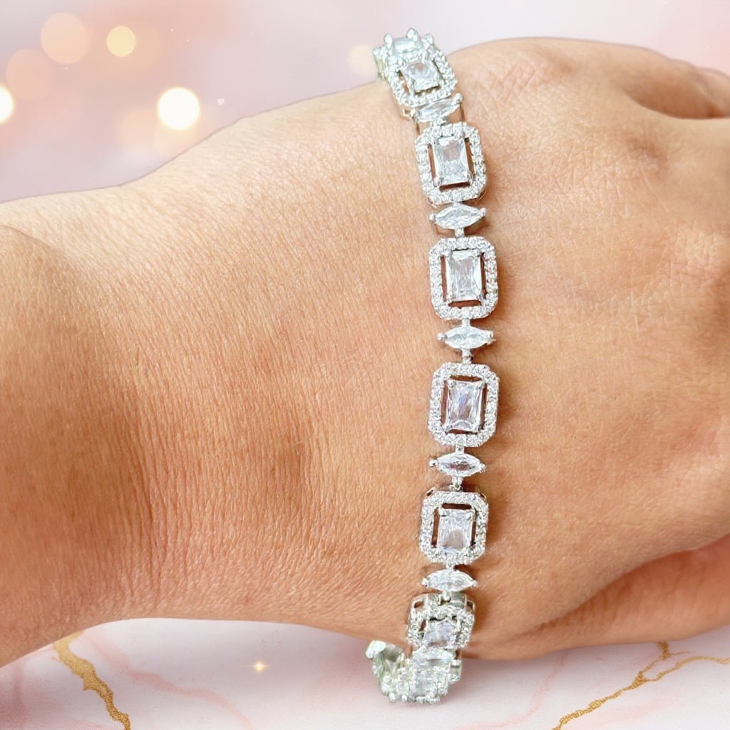 Radiant Elegance CZ Matha Patti – Silver Finish (Copy) - Vinni’s Jewelry