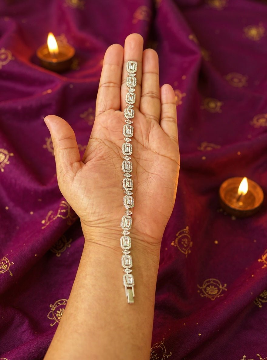 Radiant Elegance CZ Matha Patti – Silver Finish (Copy) - Vinni’s Jewelry