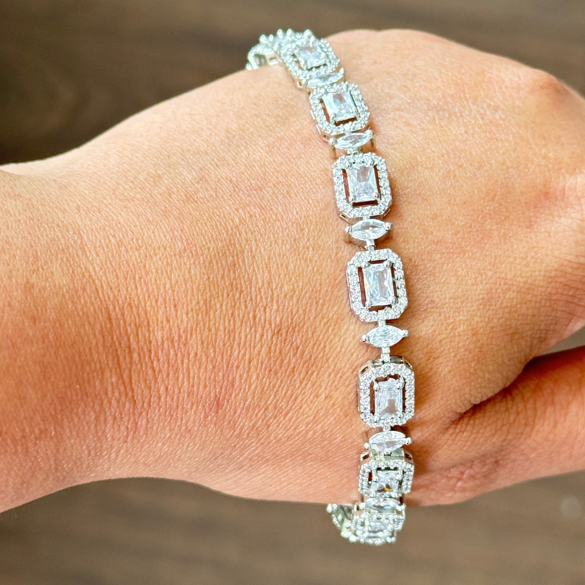 Radiant Elegance CZ Matha Patti – Silver Finish (Copy) - Vinni’s Jewelry