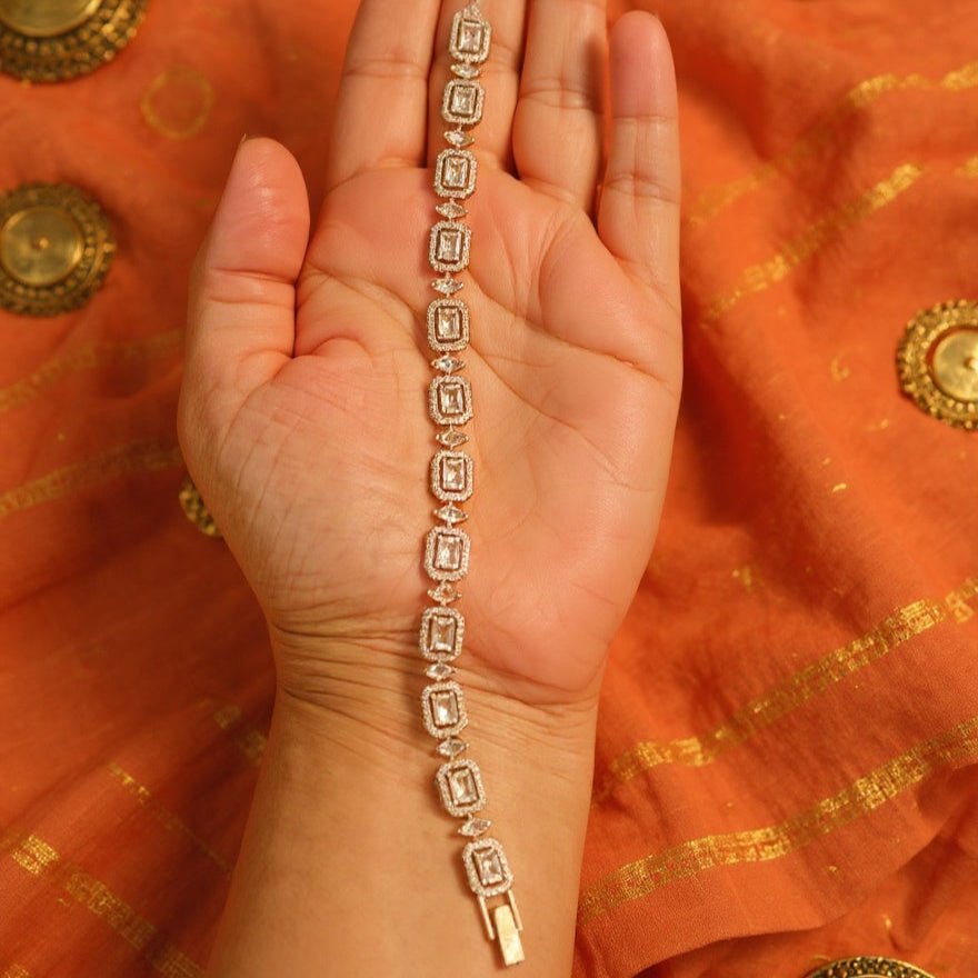 Radiant Elegance CZ Matha Patti – Silver Finish (Copy) - Vinni’s Jewelry