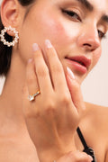 Radiant Solitaire Crystal Statement Ring - Vinni’s Jewelry