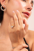 Radiant Solitaire Crystal Statement Ring - Vinni’s Jewelry