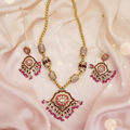 Rajputi Gulabi Haar Set - Vinni’s Jewelry