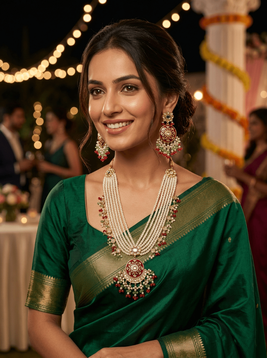 Rajwada Kandhi Necklace Set - Vinni’s Jewelry