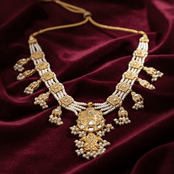Rajwada Temple Borla Set - Vinni’s Jewelry