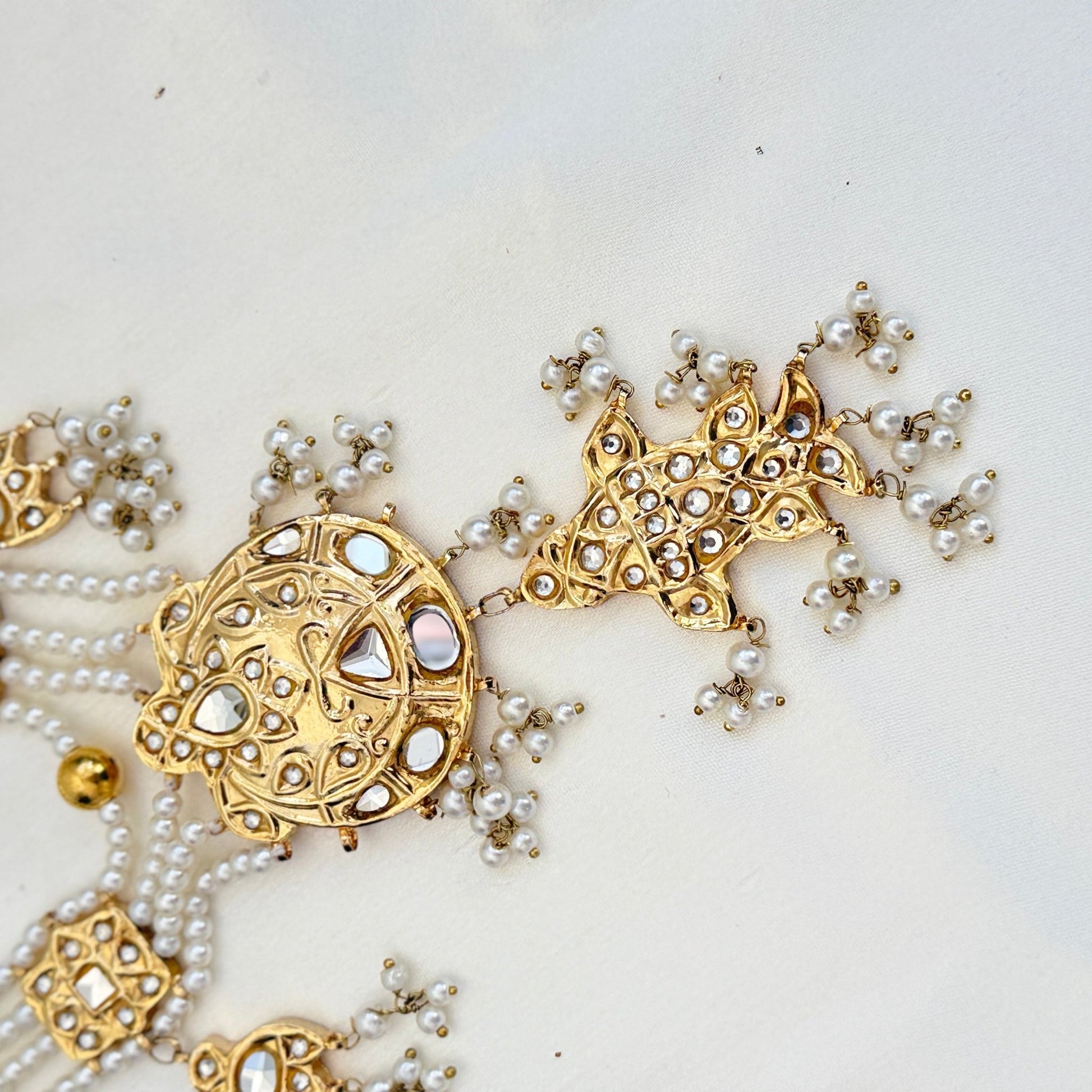 Rajwada Temple Borla Set - Vinni’s Jewelry