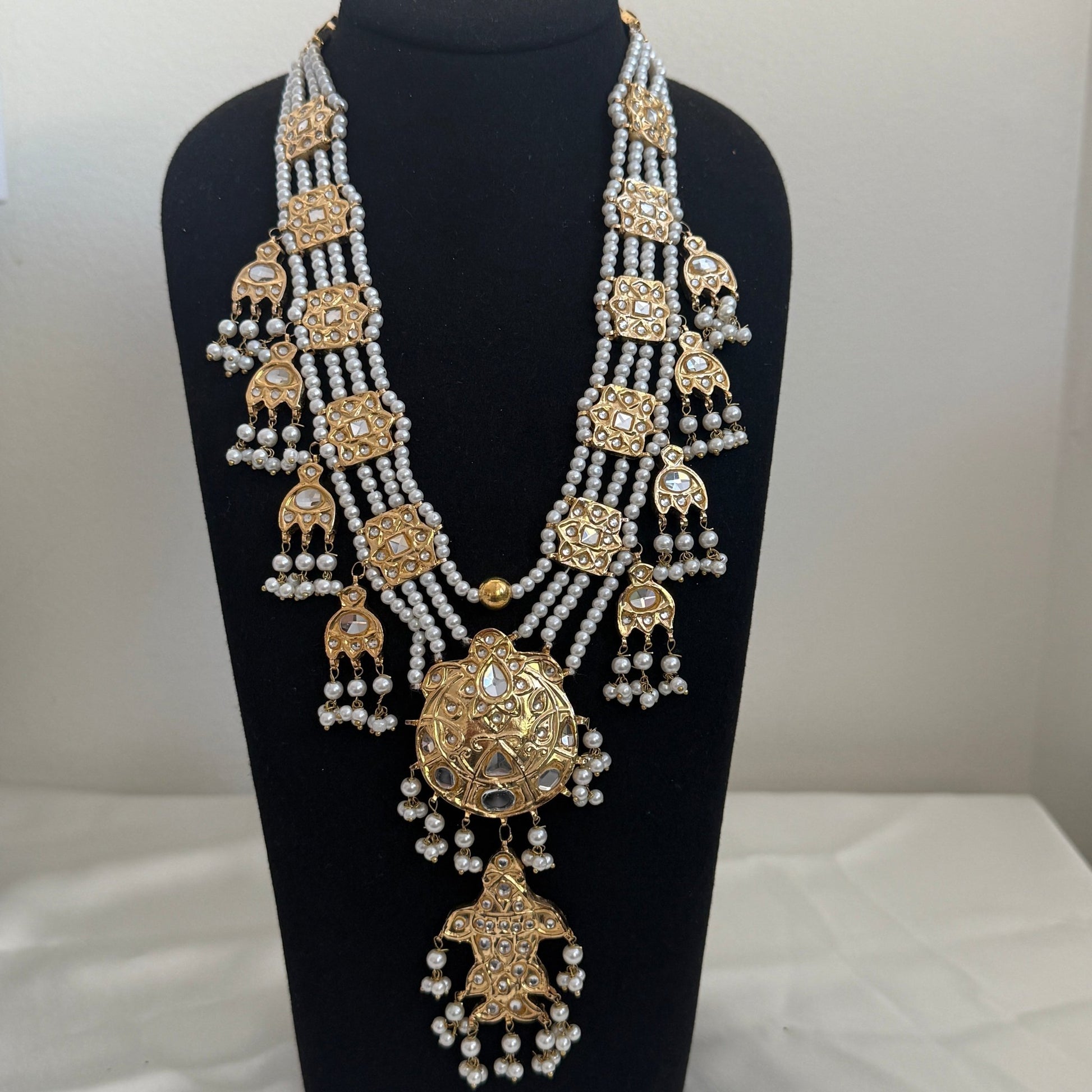 Rajwada Temple Borla Set - Vinni’s Jewelry